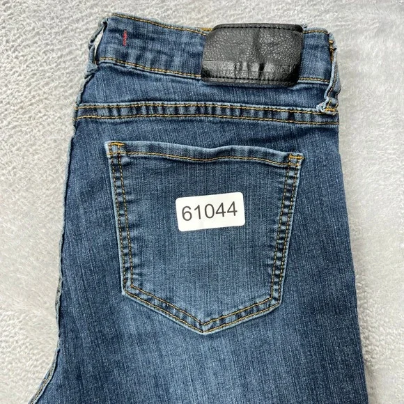 !iT Jeans Tiffany Roll Up Ankle Skinny Jeans Med Wash Blue W22596DB01 Women 10 - Picture 12 of 12